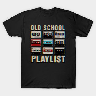 never forget 80s Cassette Tape Music Old School Playlist 80s 90s classic graphic T-Shirt